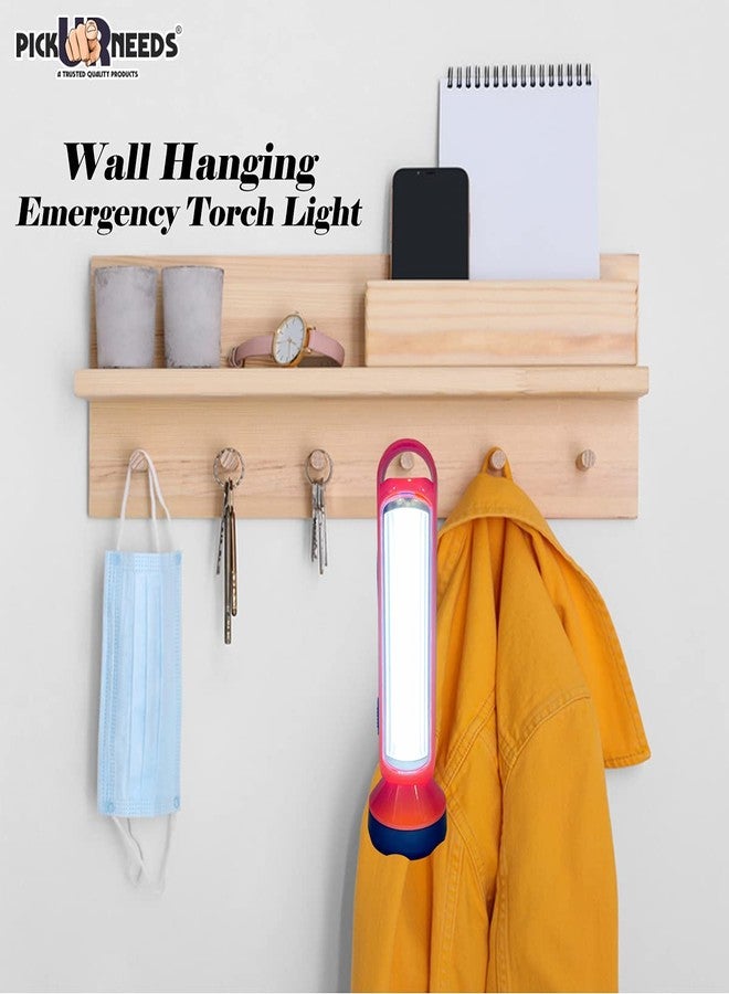 Pick Ur Needs Pick Ur Need Torch Light 2 in 1 Emergency Rechargeable 5W +18 Bright SMD (2 in 1) (Orange) - Image 5